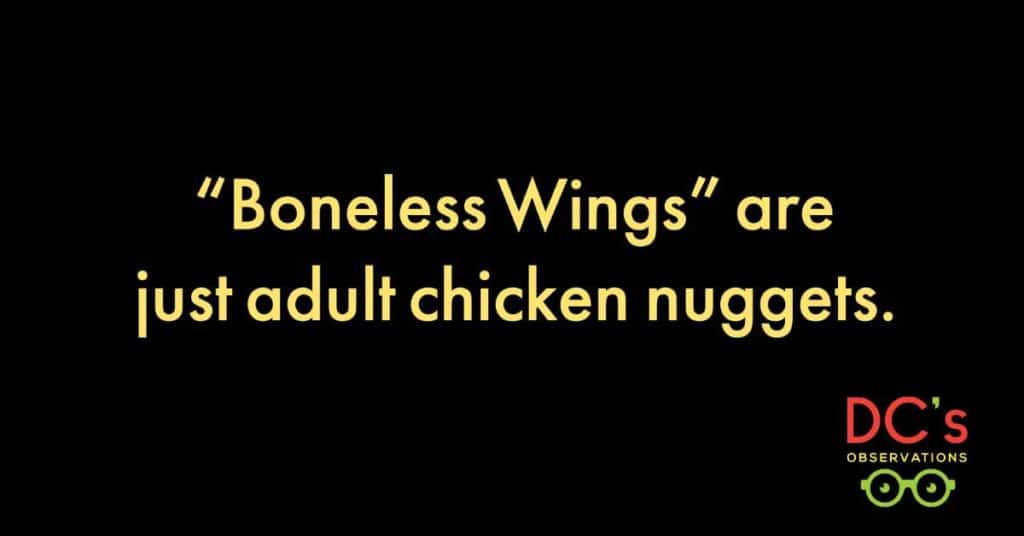 boneless wings