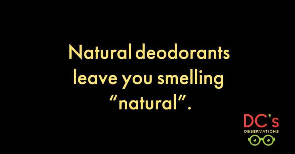 natural deodorant